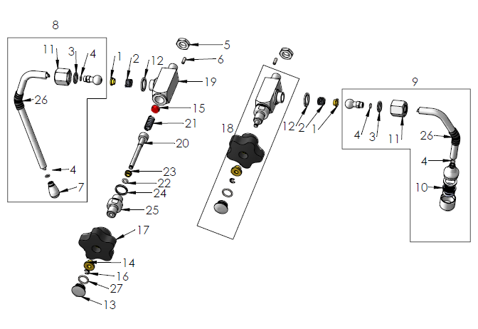 Profitec Pro 600 Part Diagram: 10600-6