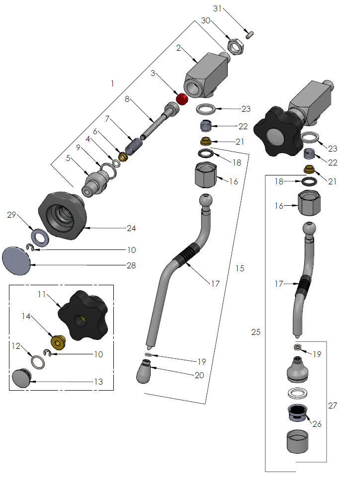 Profitec Pro 700 Part Diagram: PRO700-6