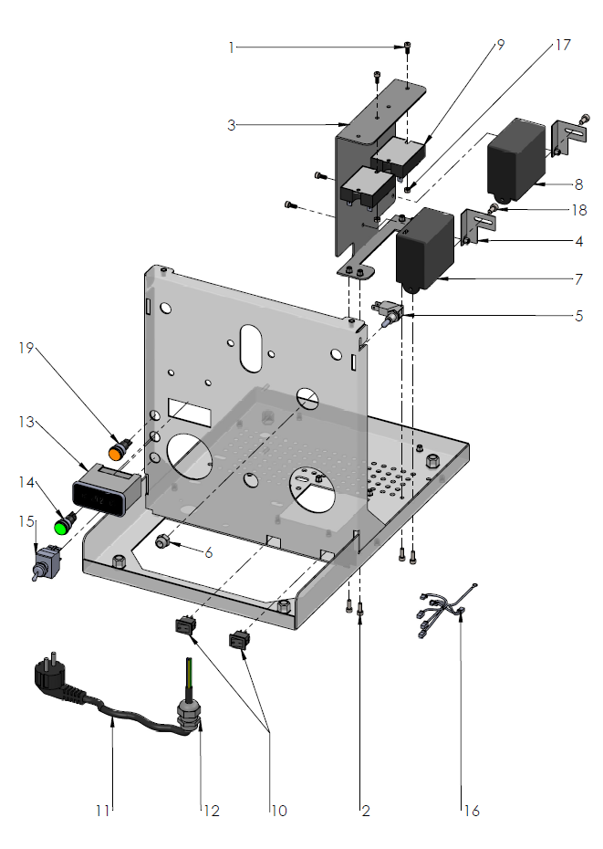 Profitec Pro 700 Part Diagram: PRO700-7