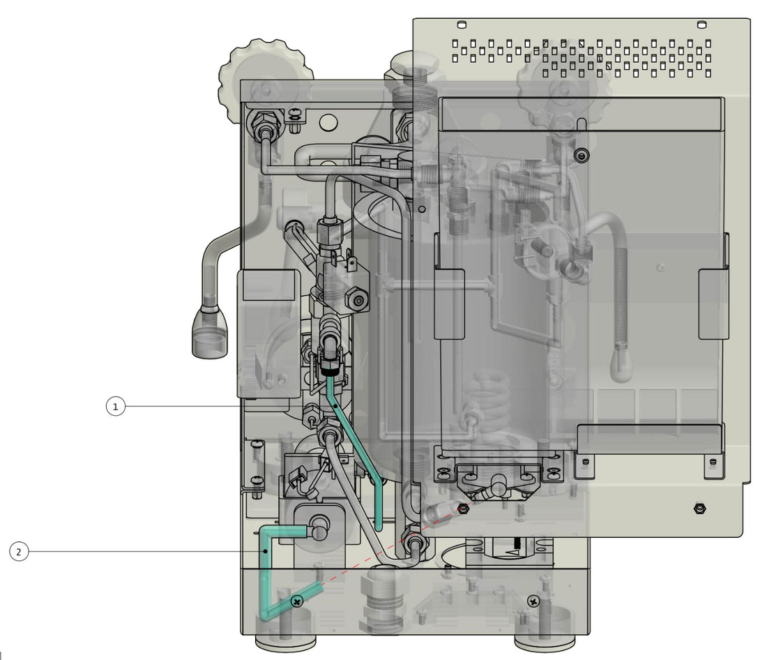 Quick Mill Pathfinder Part Diagram: 0981-8A