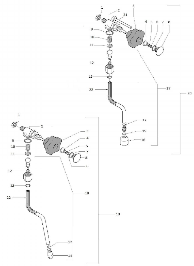 Rocket Espresso Cellini Plus V2 Part Diagram: RECELPLUSV2-4