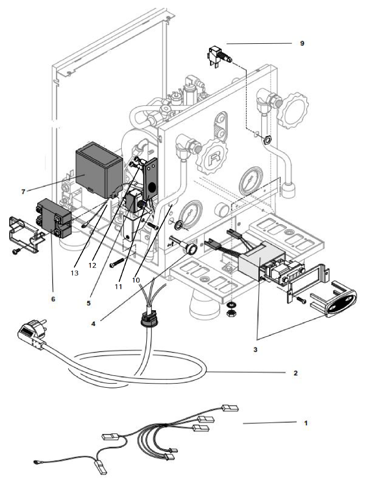 Rocket Espresso Giotto Cronometro V Part Diagram: REGIOCRONV-2