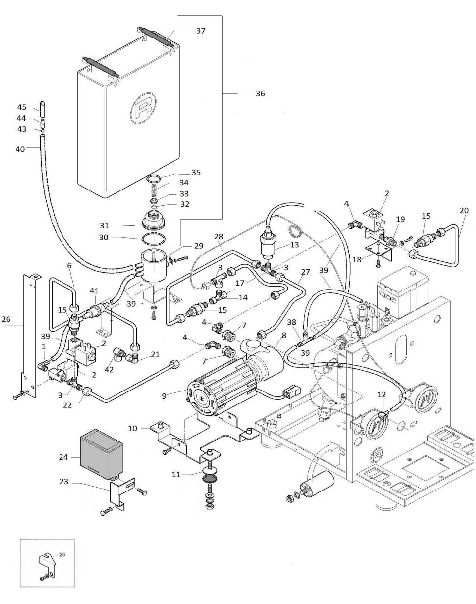 Rocket Espresso Giotto Evoluzione V2 Part Diagram: REGIOEVO-5