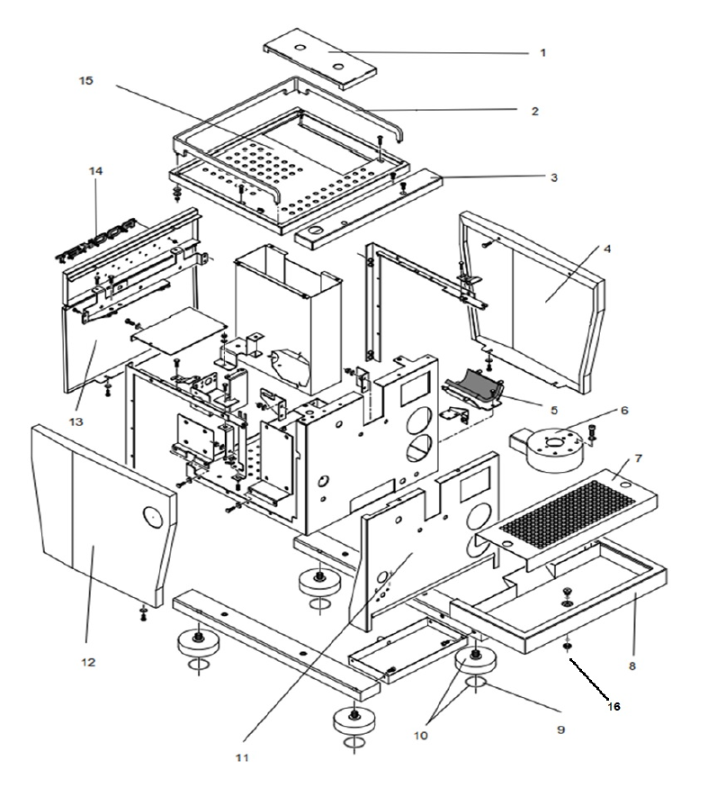 Rocket Espresso R Nine One Part Diagram: RERNINEONE-1