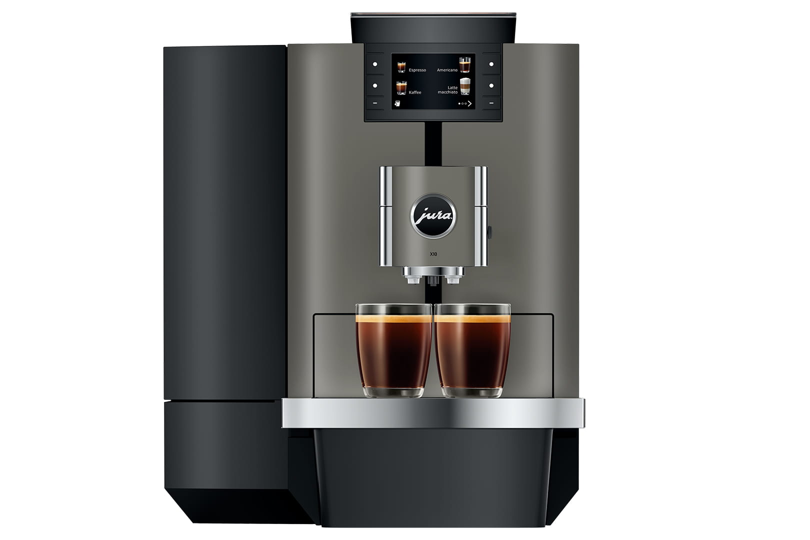JURA X10 Dark Inox Espresso Machine – Whole Latte Love
