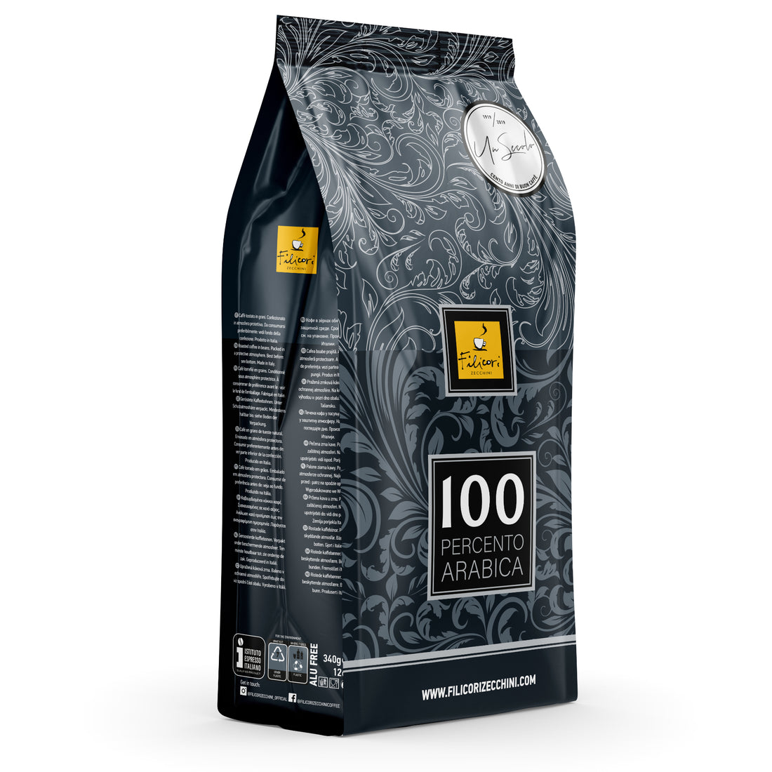 Filicori Zecchini 100 Percento Arabica Whole Bean - 12oz
