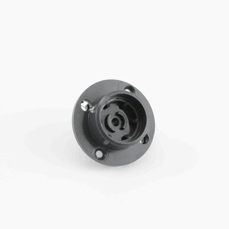 Water Tank Inlet Fitting Black/Grey Base