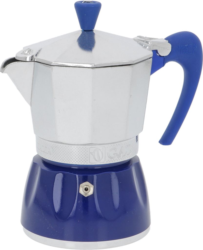 G.A.T. Moka Delizia 3-Cup Moka Pot - Blue