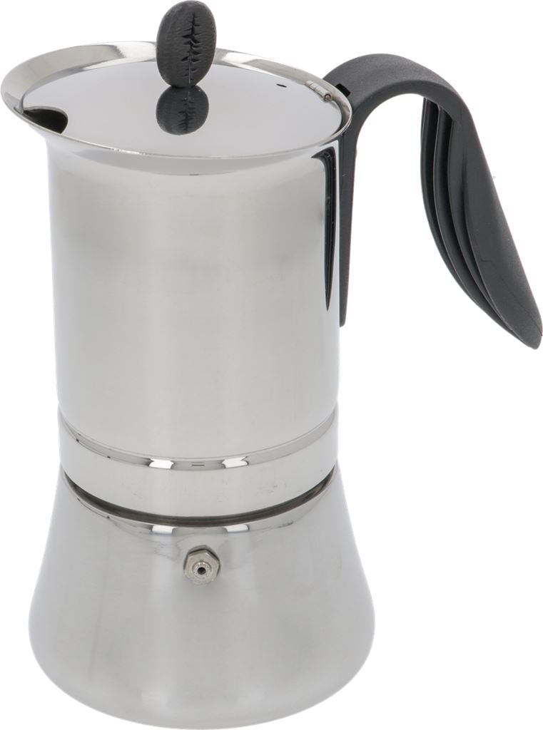 G.A.T. Moka Lady 6-Cup Stainless Steel Moka Pot