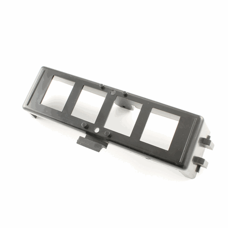 Support Panel For Switches And Lights, Black Plastic Base