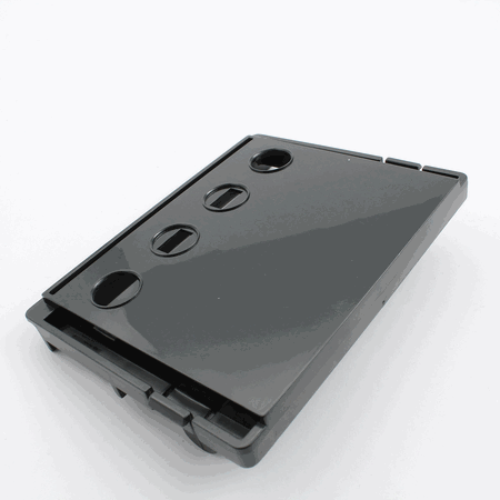 Support Panel For Switches And Lights, Black Plastic Base