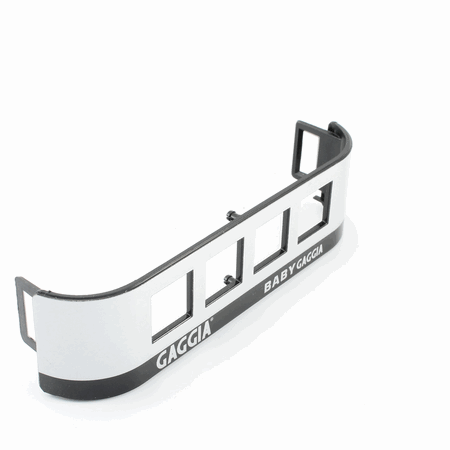 Front Panel Trim, Black On Silver With 4 Square Button Base