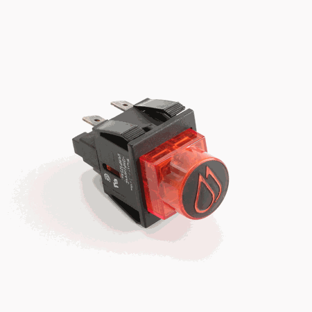 Hot Water Switch, 120 V Pushbutton Base