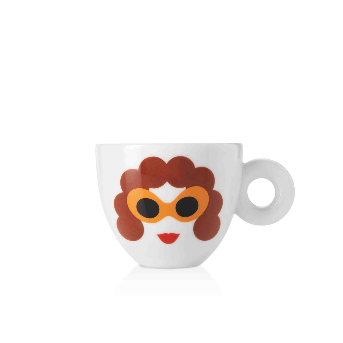 illy Art Collection Olimpia Zagnoli Cappuccino Cups - Set of 2