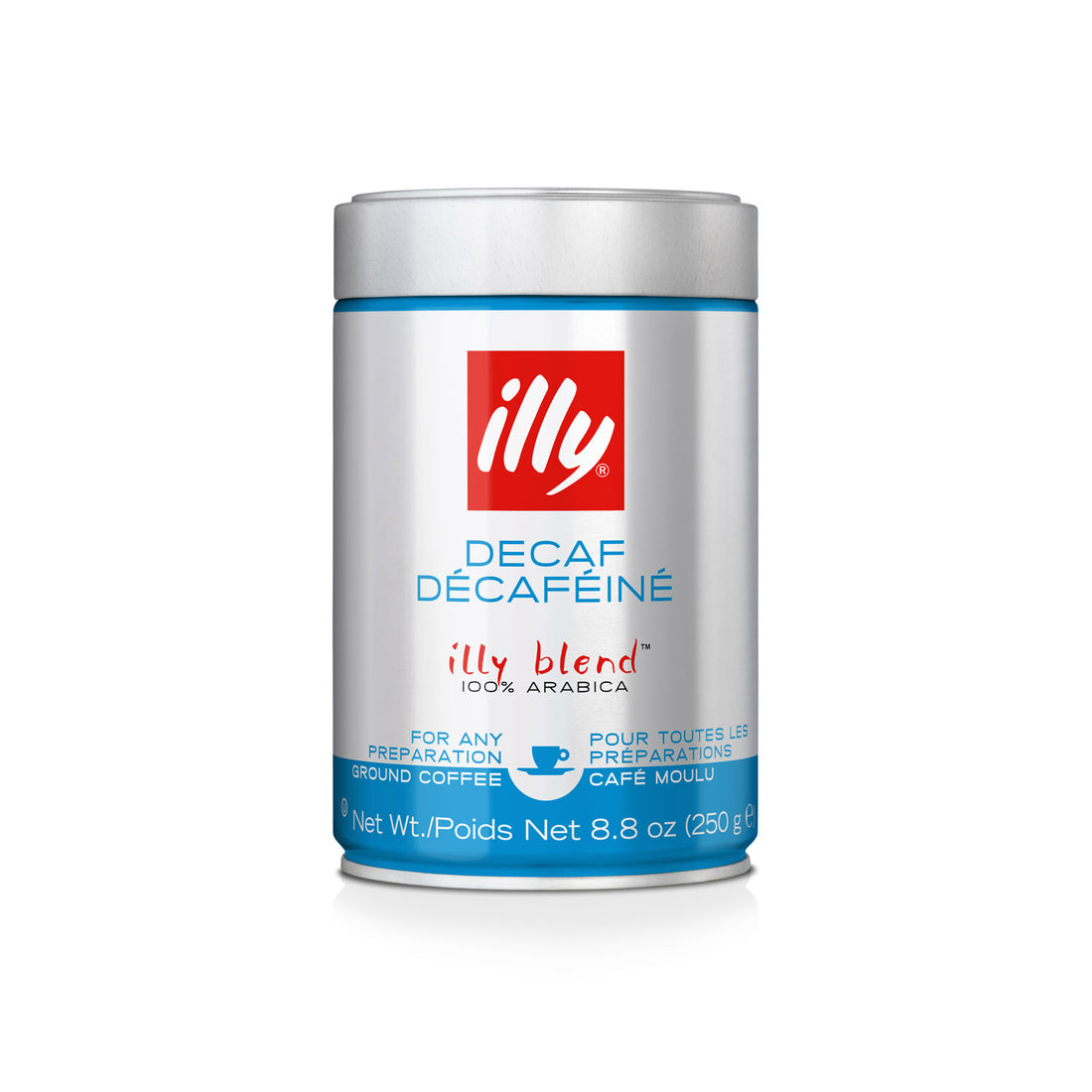 illy Ground Espresso Classico Decaffeinated Coffee - Medium Roast