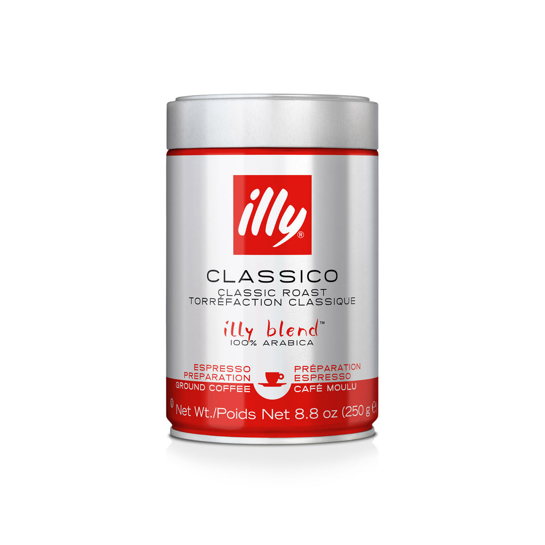 illy Ground Espresso Classico Coffee - Medium Roast
