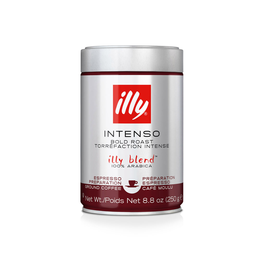 illy Ground Espresso Intenso Coffee - Dark Roast