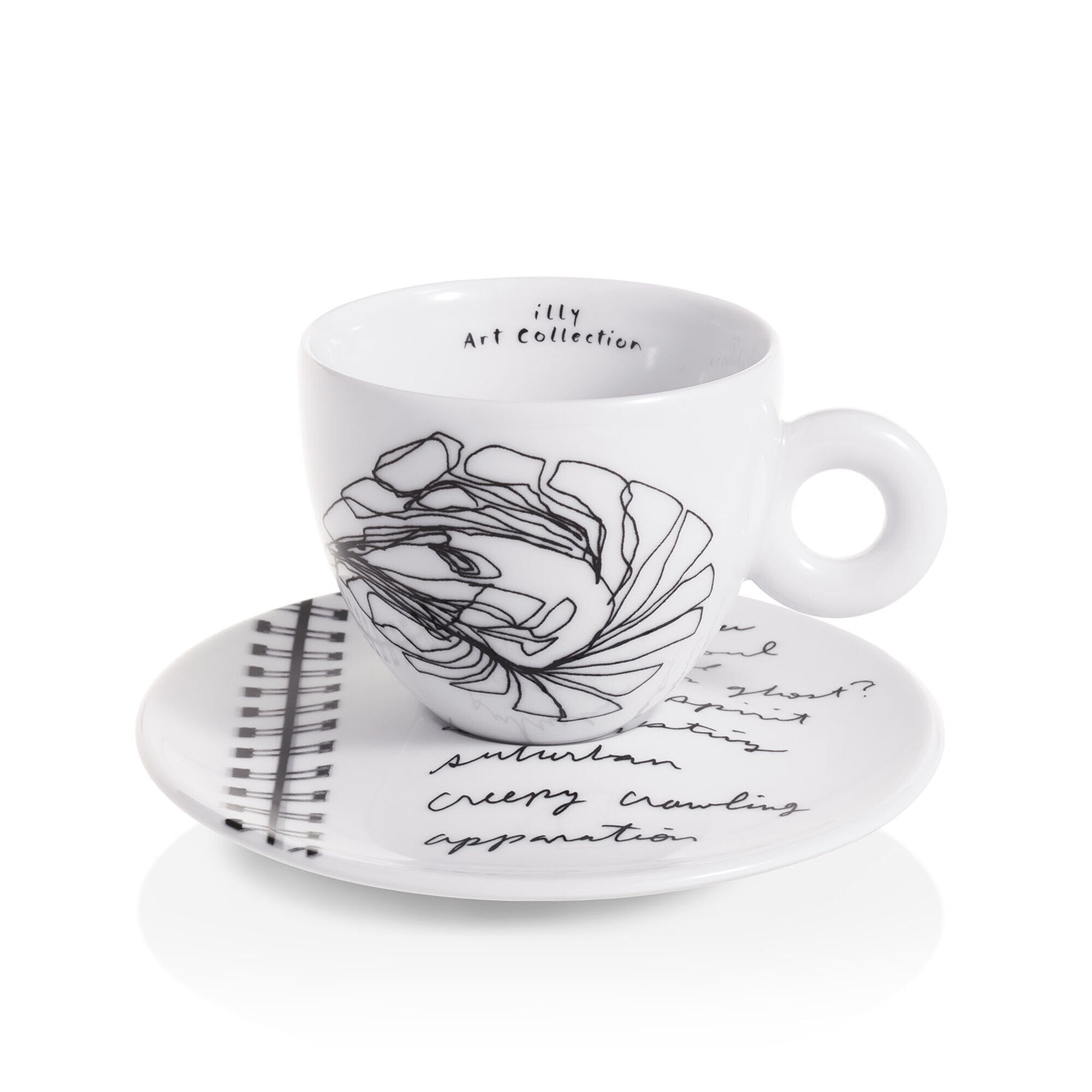 illy Art Collection Biennale 2019 Set of 4 Cappuccino Cups – Whole