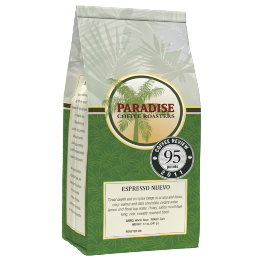 Paradise Coffee Roasters Espresso Nuevo