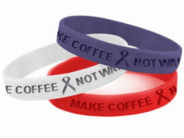 Make Coffee, Not War Bracelet