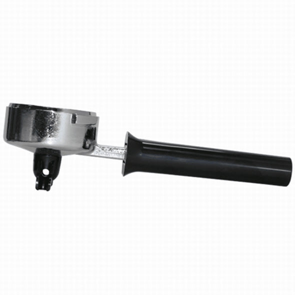 Portafilter with dual plastic spouts