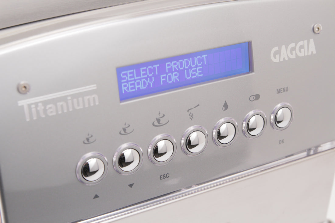 Gaggia Titanium Buttons