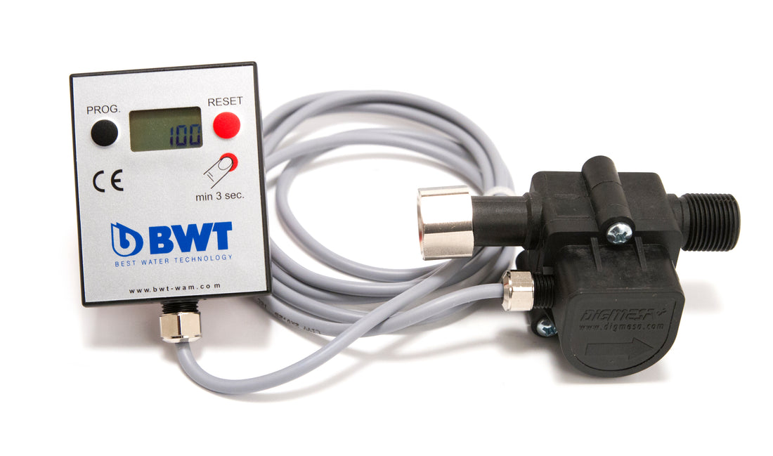Bwt 3/8" Aquameter With Lcd Display Base