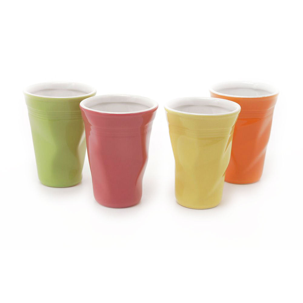 Yedi Crush Mugs Set of 4 Assorted Colors