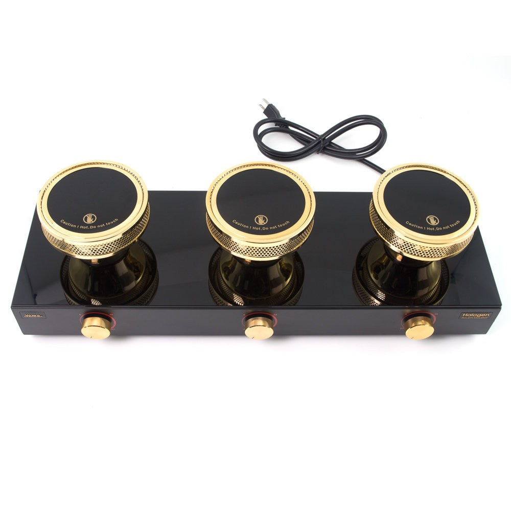 Yama Halogen Beam Heater - Triple Station Top Down