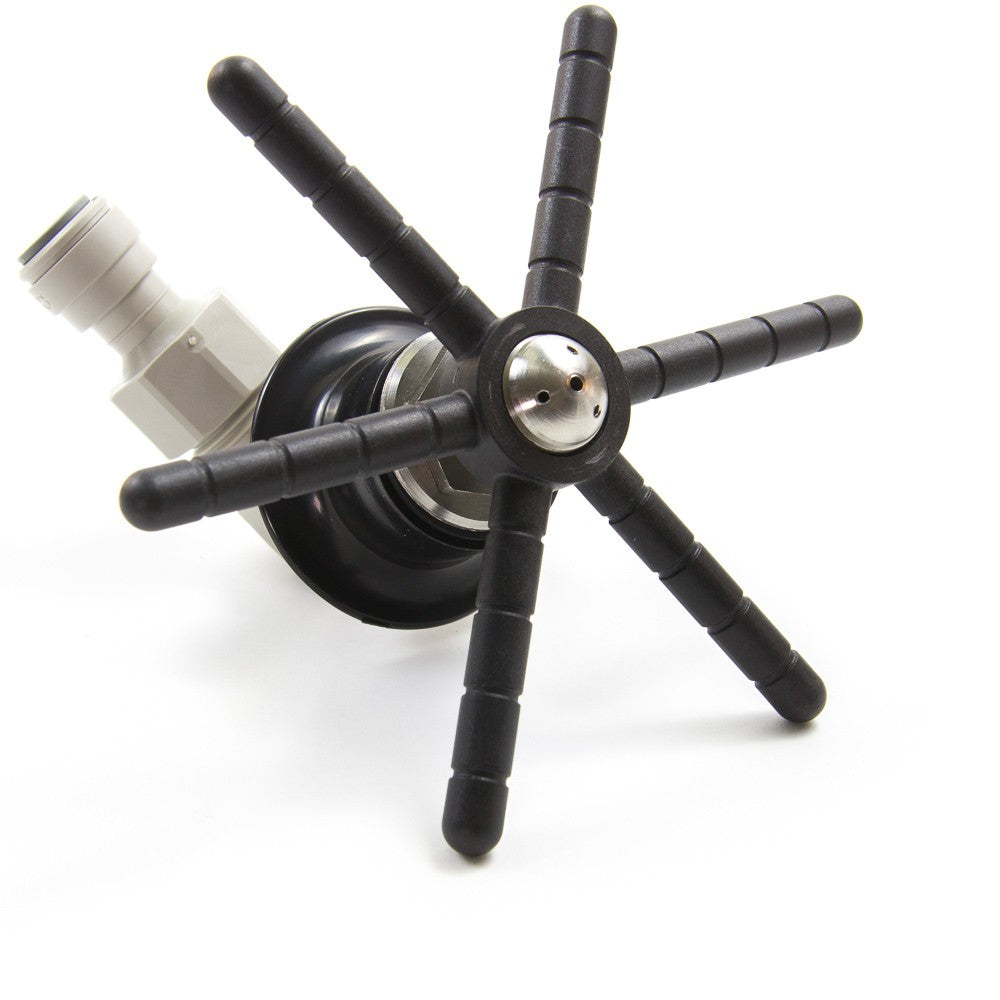 Barista Basics Built In Rinser - 6" x 6" x 2" Pan Size Rinsing Star