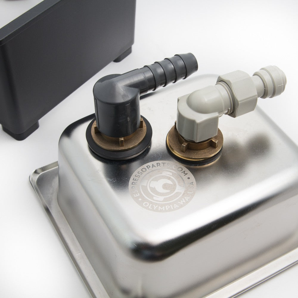 Barista Basics Counter Top Rinser - 6" x 6" x 2" Pan Size Fittings