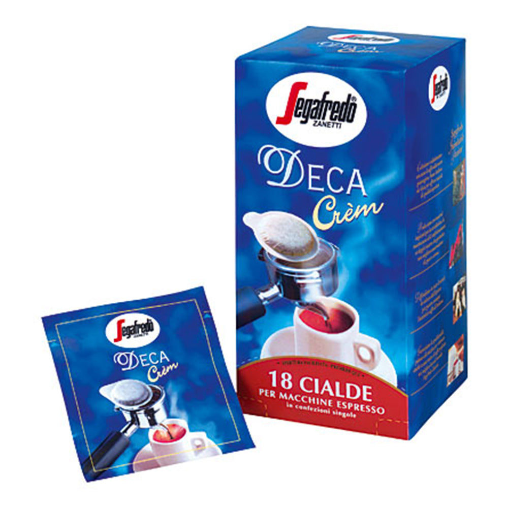 Segafredo Zanetti Deca Crem Decaf Pods Base