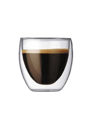 Bodum Pavina Glass Cups 2.5oz