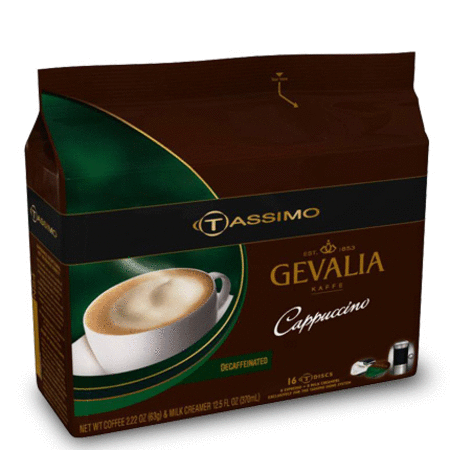 Gevalia Decaf Cappuccino T Discs Base