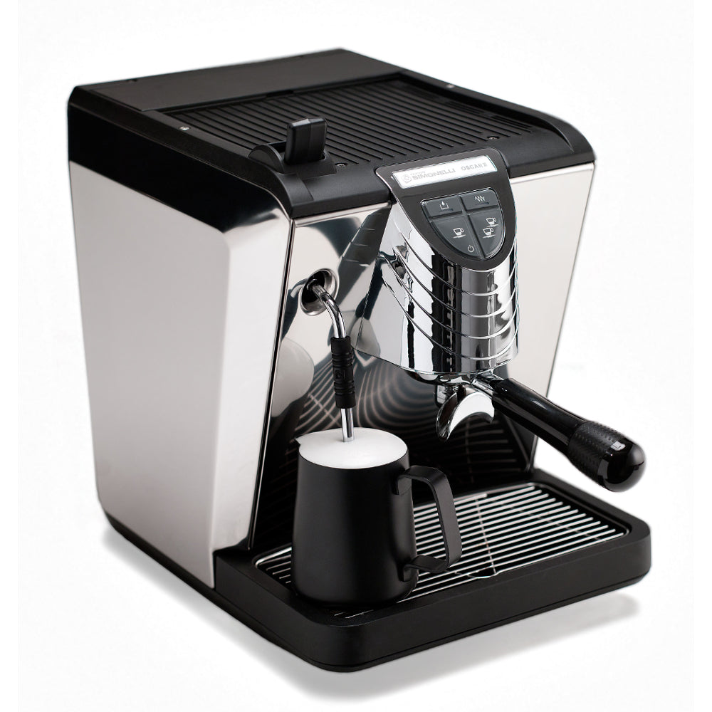 Nuova Simonelli Oscar II Pour Over in Black - Angled