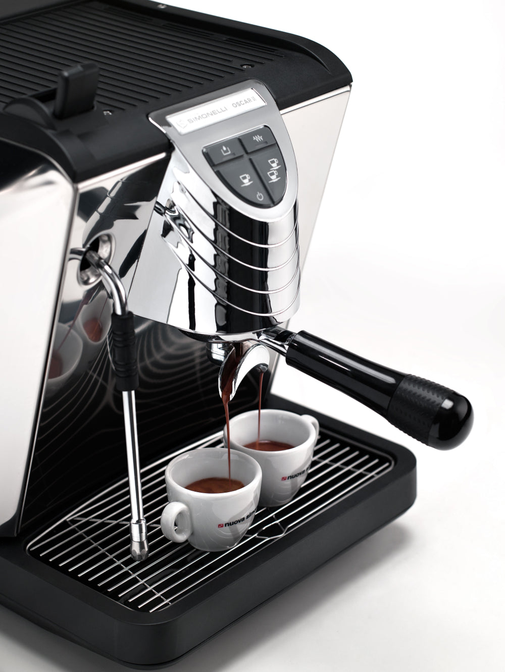 Nuova Simonelli Oscar II Pour Over in Black - Panel