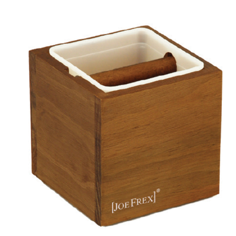 Joe Frex Knock Box Classic With Brown Wood Grain Base