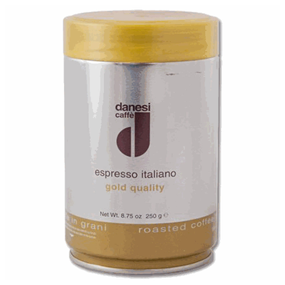 Danesi Caffe Espresso Gold Ground Coffee In Tins Base