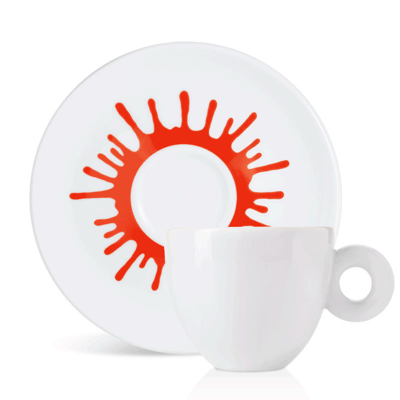 Illy Art Collection Ai Weiwei Set of 4 Cappuccino Cups