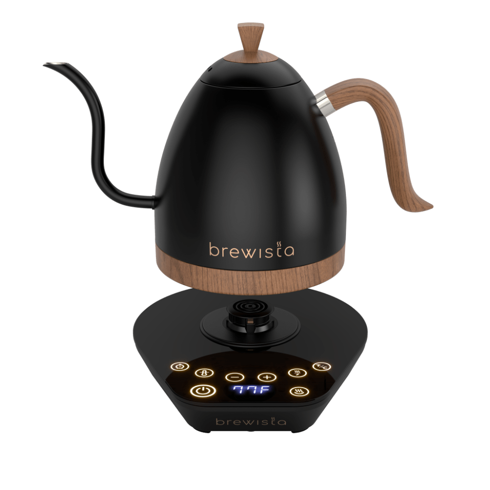 Brewista Artisan Electric Gooseneck Kettle, 1 Liter, For Pour Over Coffee,  Brewing Tea, LCD Panel, Precise Digital Temperature Selection, Flash Boil