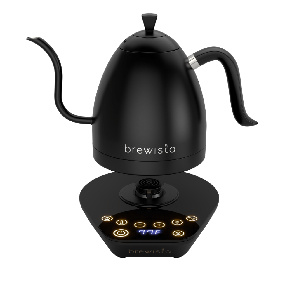 Brewista Artisan Electric Gooseneck Kettle - All Black – Whole Brewista Artisan Electric Gooseneck Kettle - All Black – Whole
