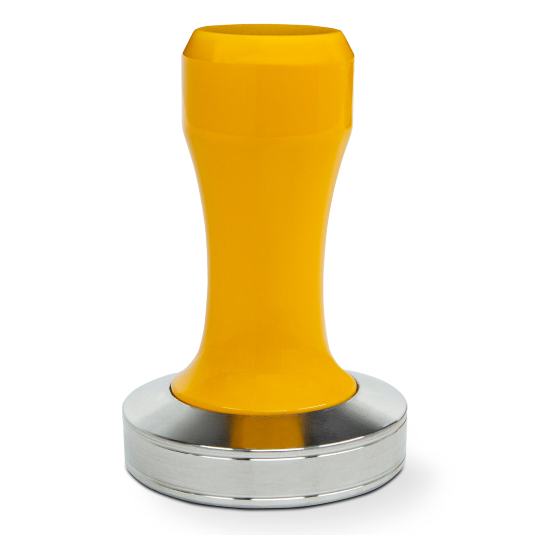 BIT 58.6mm Flat Espresso Tamper - Yellow