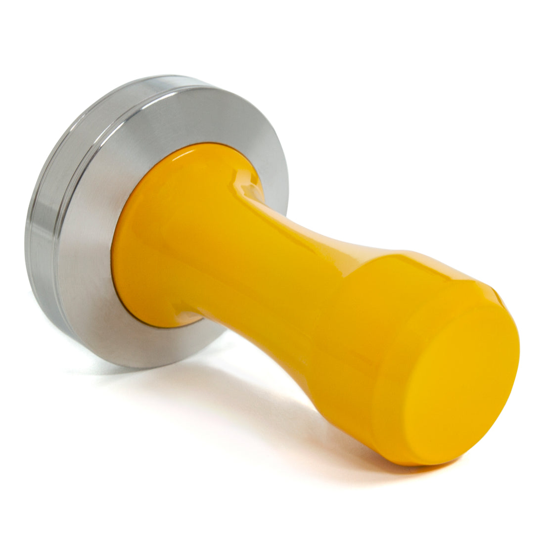 BIT 58.6mm Flat Espresso Tamper - Yellow