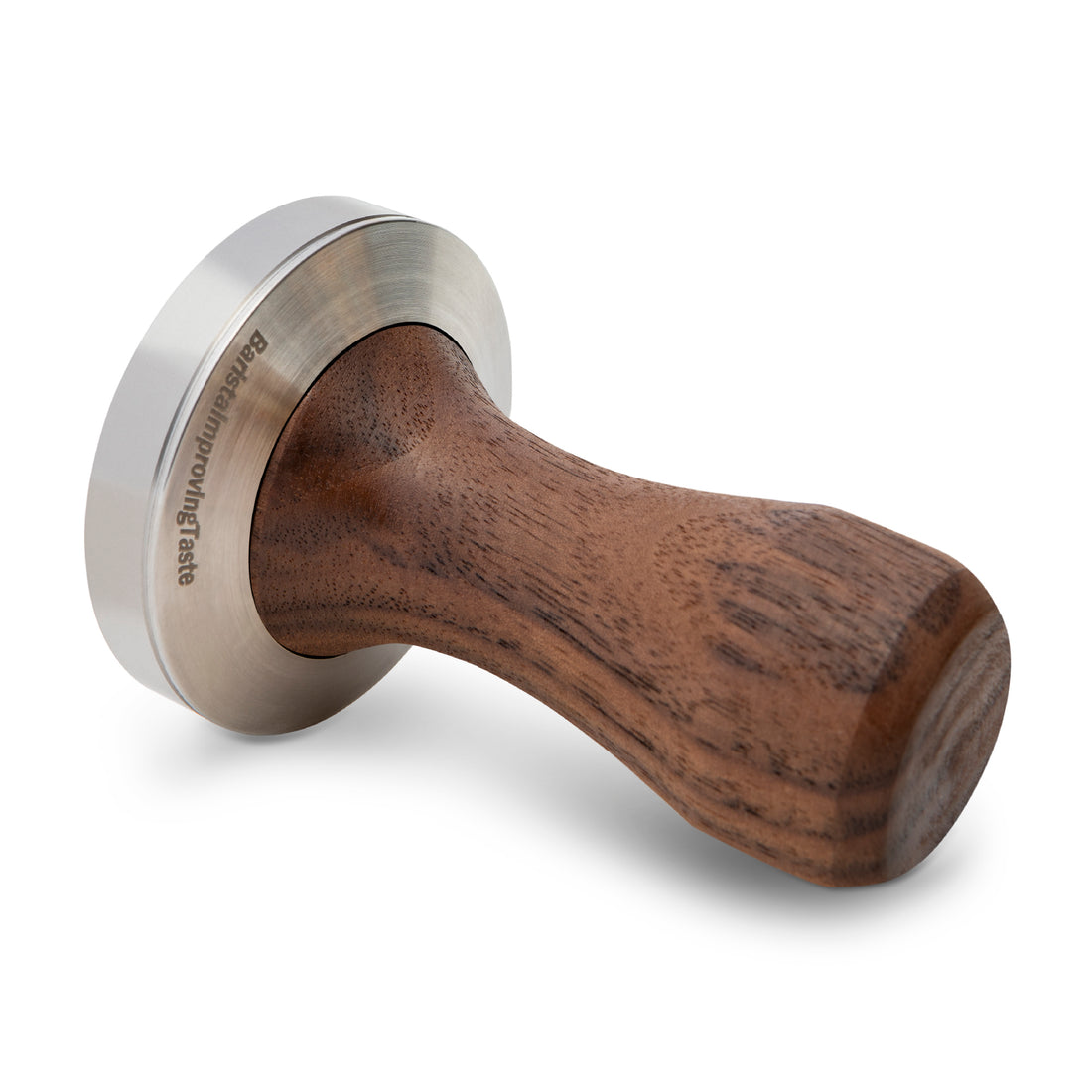 BIT 58.6mm Flat Espresso Tamper - Walnut