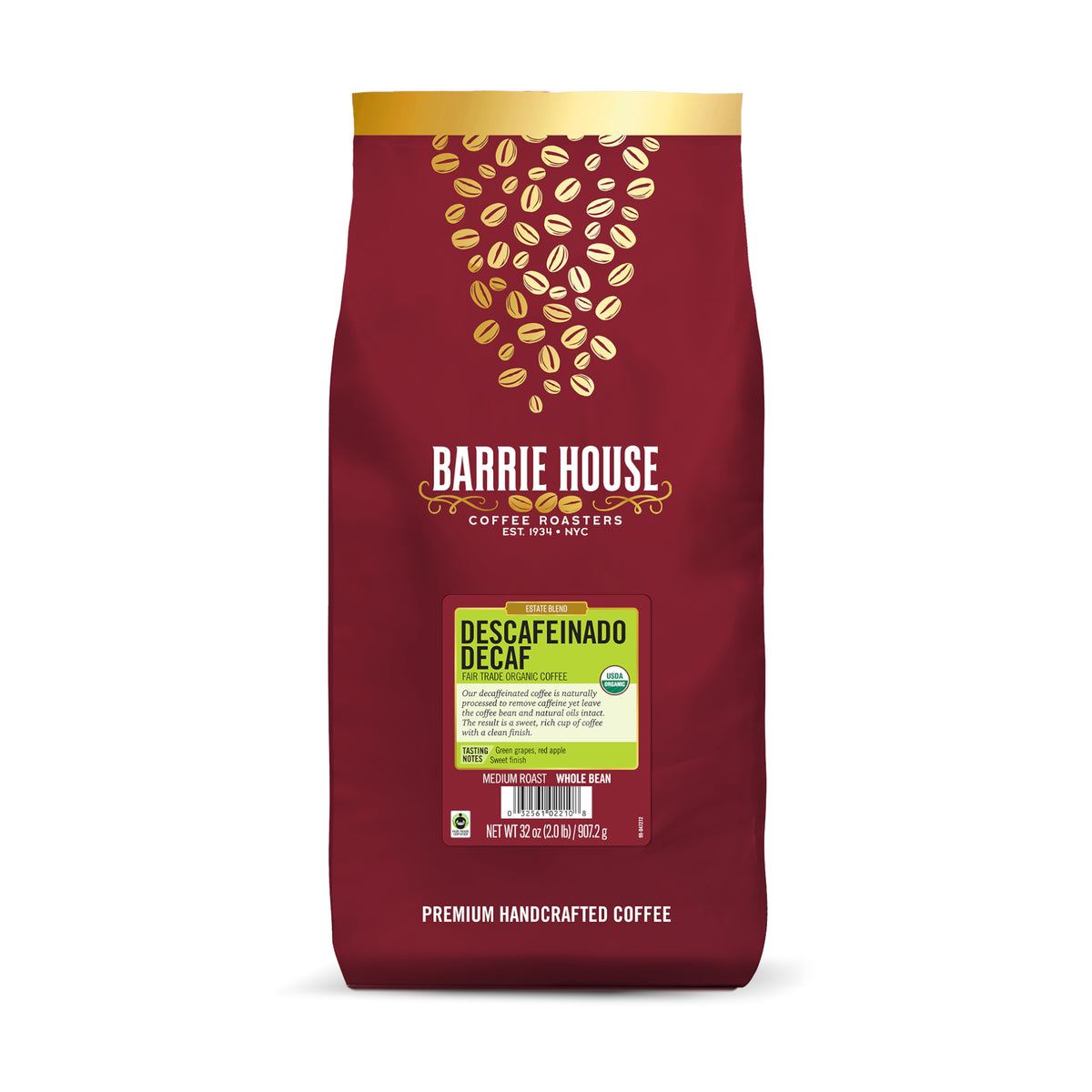 Whole Bean Decaf Coffee and Espresso Whole Latte Love