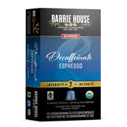 Barrie House Decaffeinato Fair Trade Organic Espresso Capsules 10ct