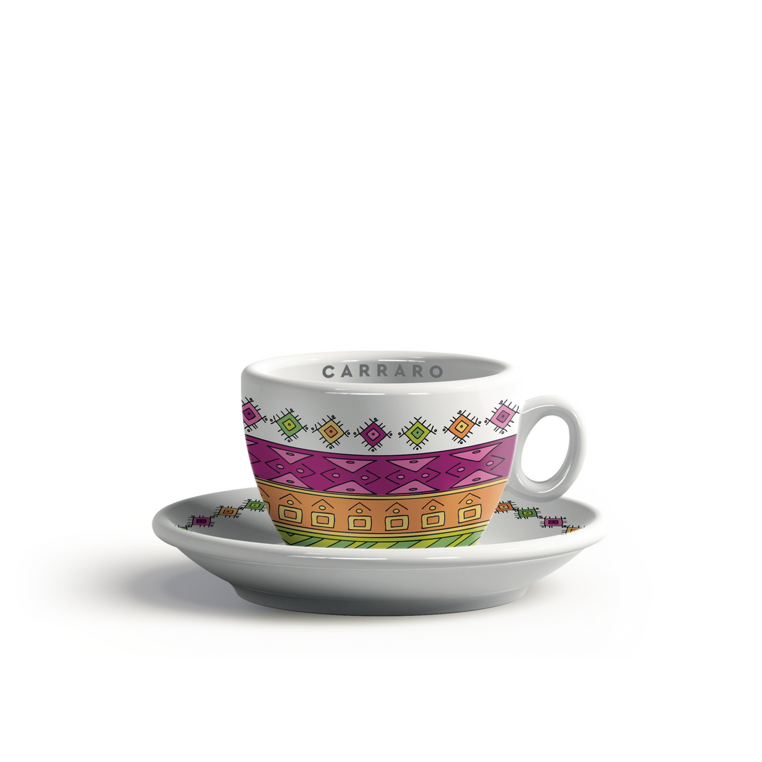 Carraro Caffe del Villaggio Cup and Saucer - Cappuccino