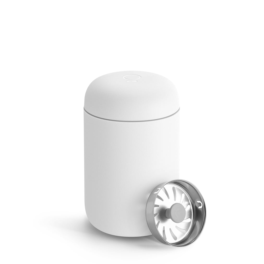 Fellow Carter Move Mug Matte White 8oz with Splash Guard Insert || Matte White