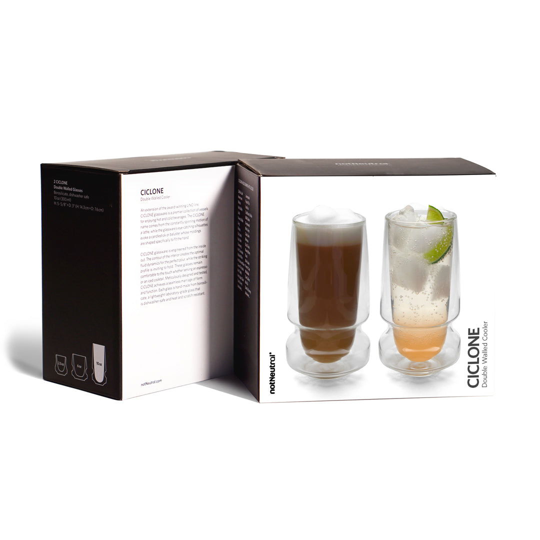 notNeutral CICLONE Cooler 10oz Double Walled Cups - Set of 2