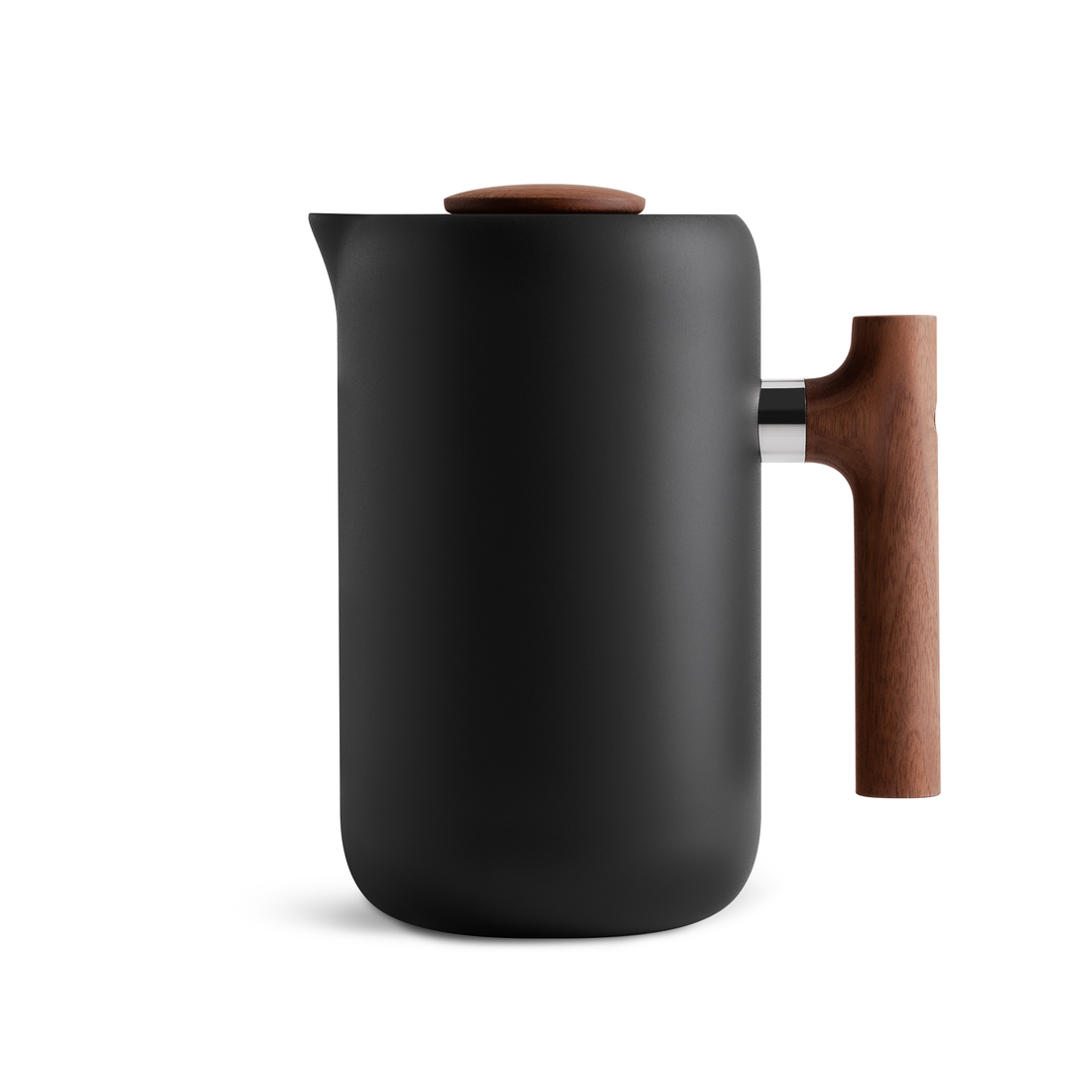 || Matte Black with Walnut